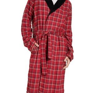 NEW 
UGG
Men's Kalib Fleece-Lined Plaid Robe